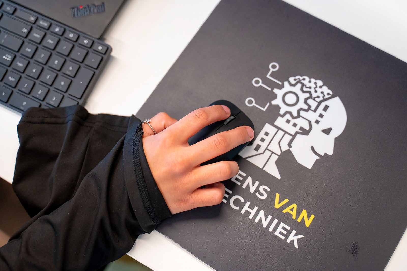 At work in the Jongens van Techniek office